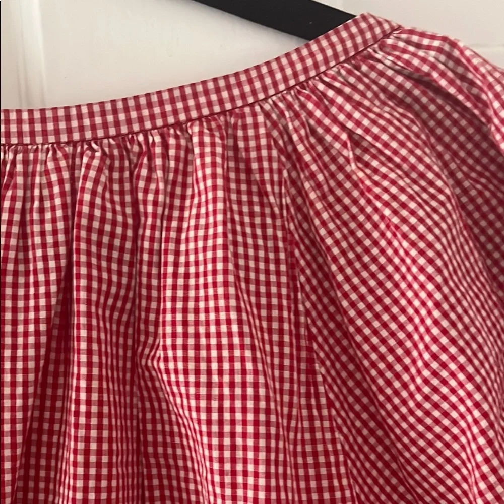 Doen Red Gingham June Blouse - Picture 7 of 10